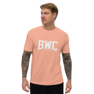 Big White C*ck Fitted Short Sleeve T-shirt