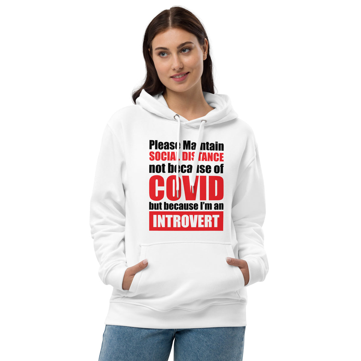Introvert Premium eco hoodie