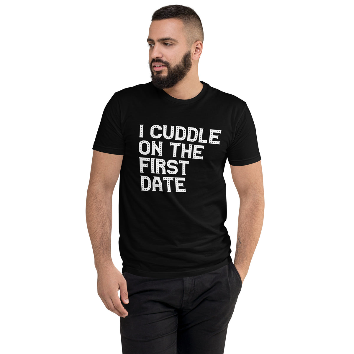 I Cuddle On The First Date Short Sleeve T-shirt