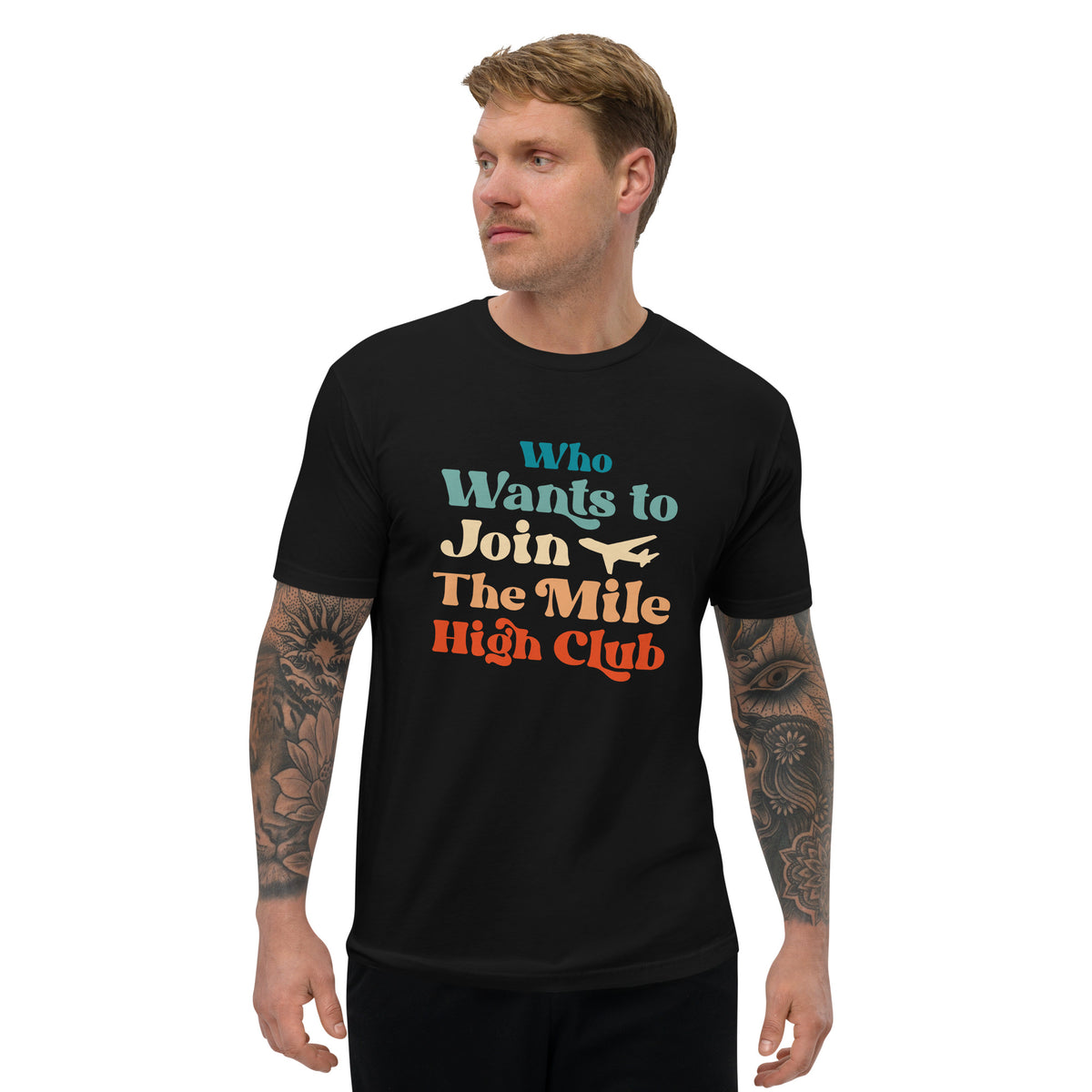 Who Wants to Join The Mile High Club? Short Sleeve T-shirt
