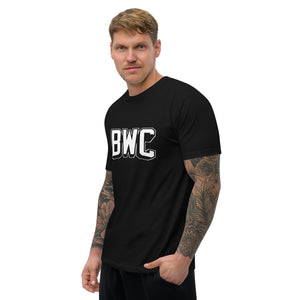 Big White C*ck Fitted Short Sleeve T-shirt