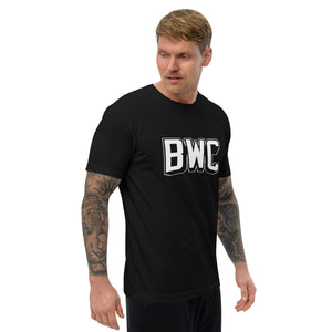 Big White C*ck Fitted Short Sleeve T-shirt