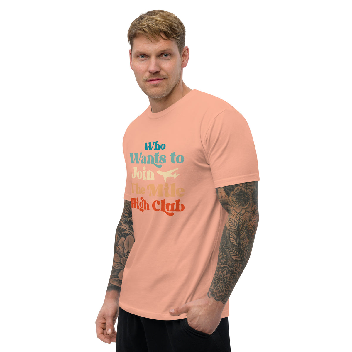 Who Wants to Join The Mile High Club? Short Sleeve T-shirt