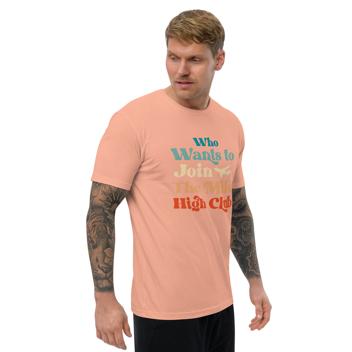 Who Wants to Join The Mile High Club? Short Sleeve T-shirt