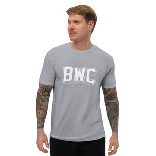 Big White C*ck Fitted Short Sleeve T-shirt