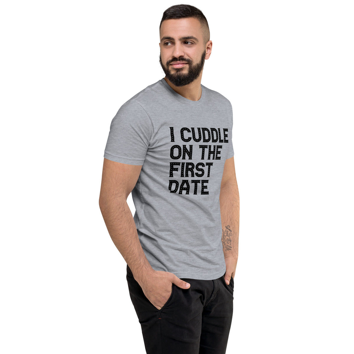 I Cuddle On The First Date Short Sleeve T-shirt