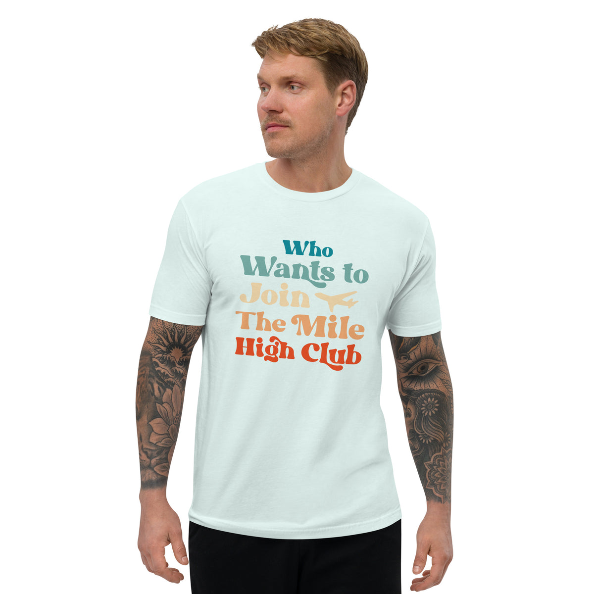 Who Wants to Join The Mile High Club? Short Sleeve T-shirt