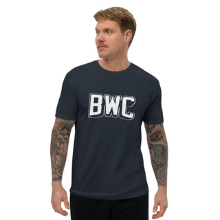 Big White C*ck Fitted Short Sleeve T-shirt