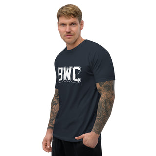 Big White C*ck Fitted Short Sleeve T-shirt