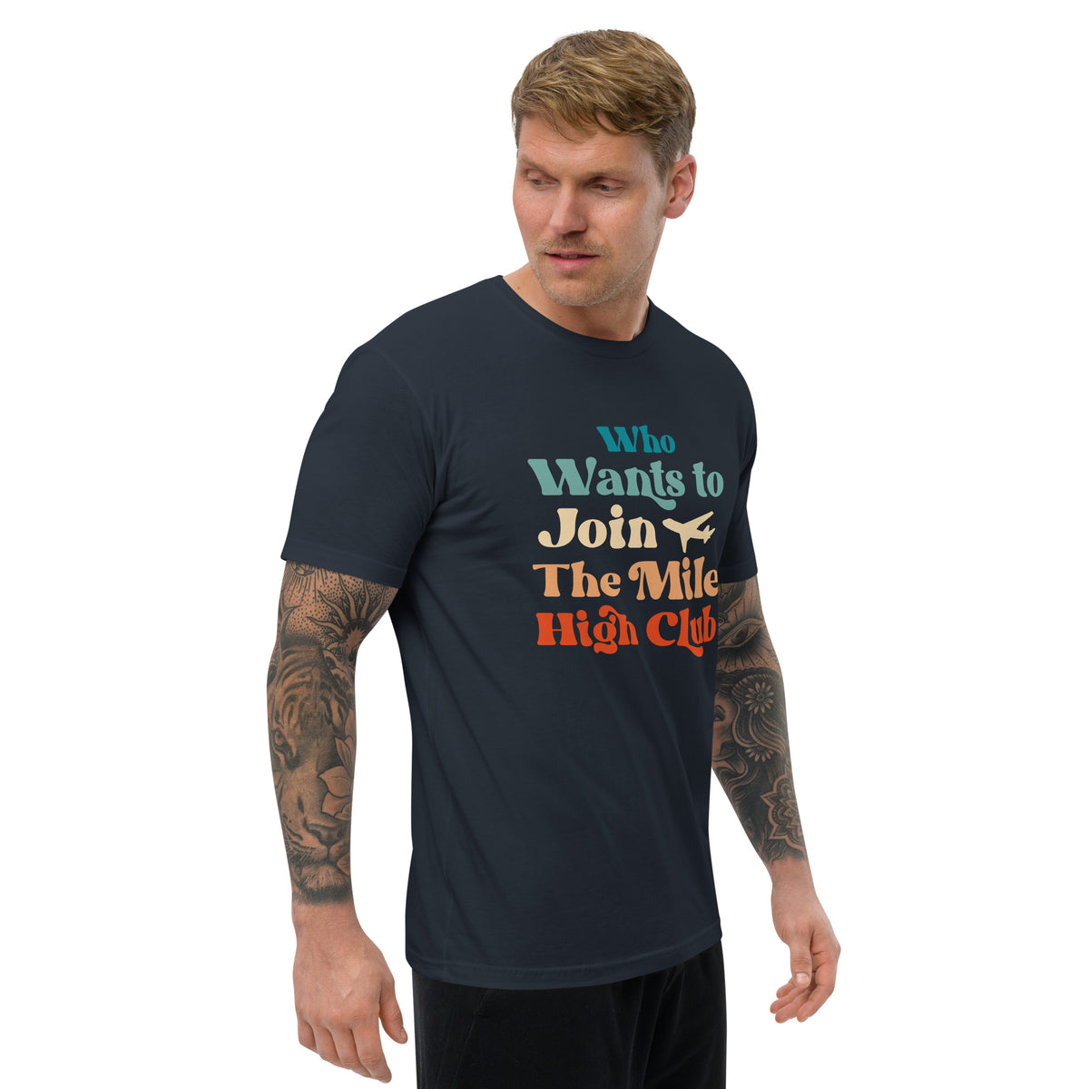 Who Wants to Join The Mile High Club? Short Sleeve T-shirt