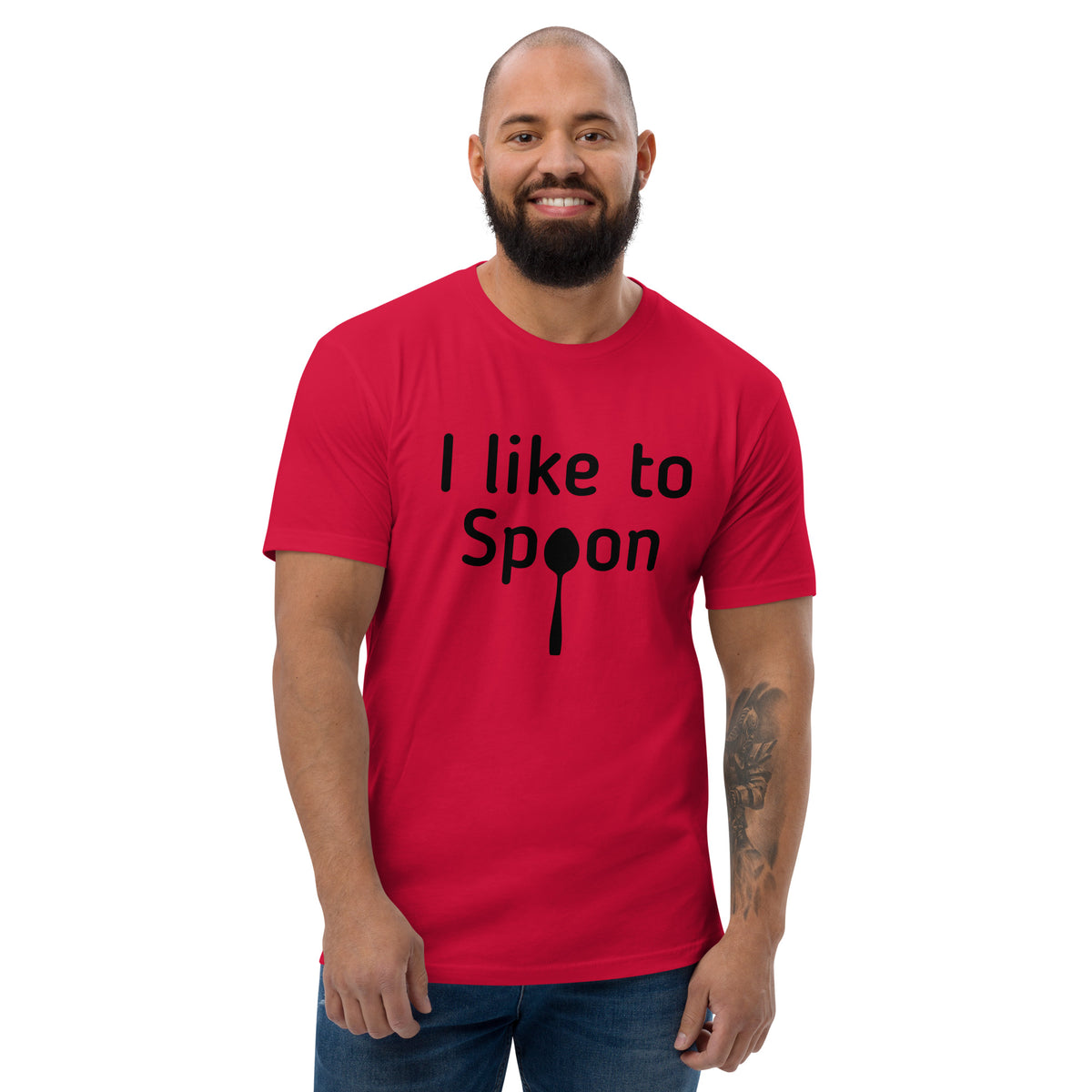I Like To Spoon Short Sleeve T-shirt