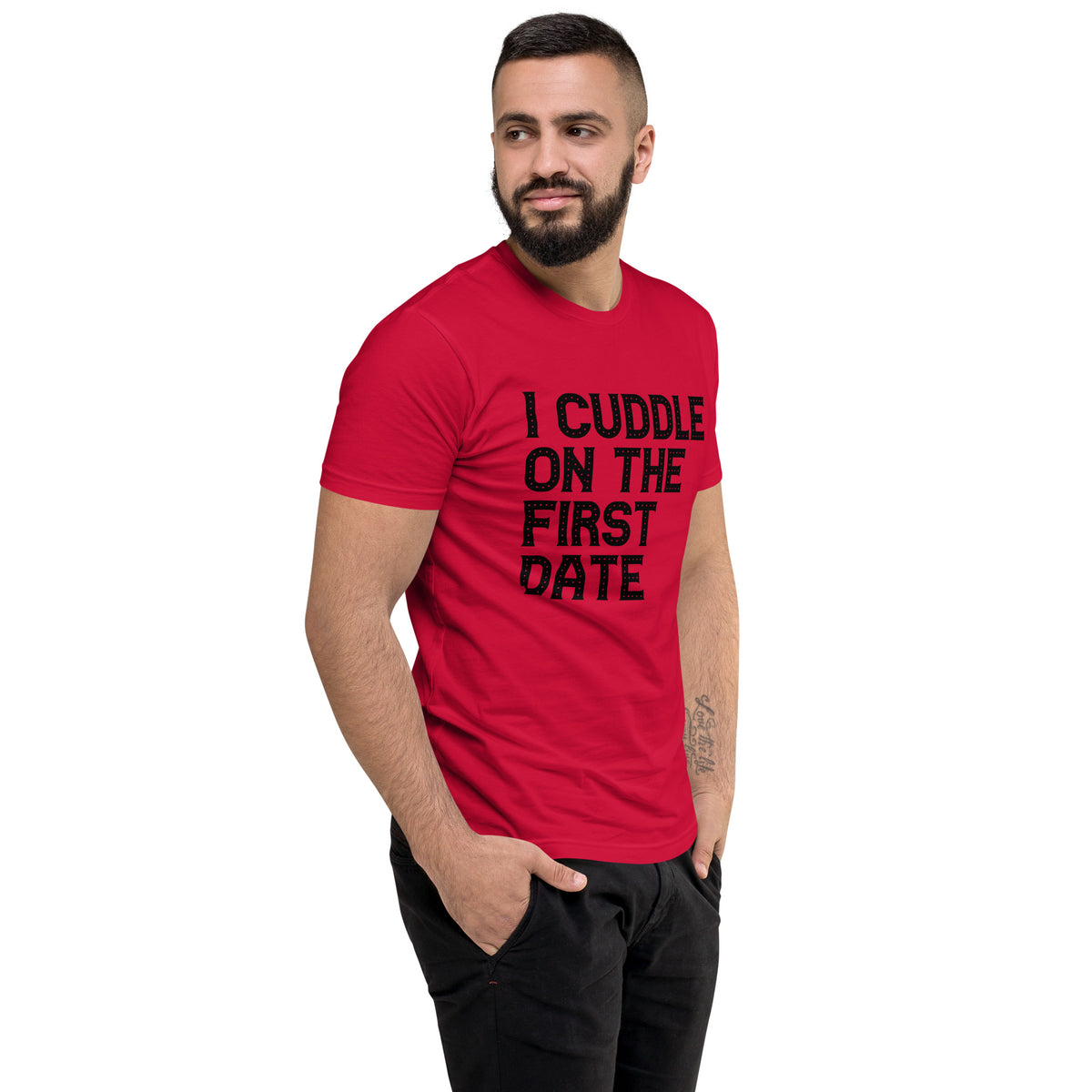 I Cuddle On The First Date Short Sleeve T-shirt