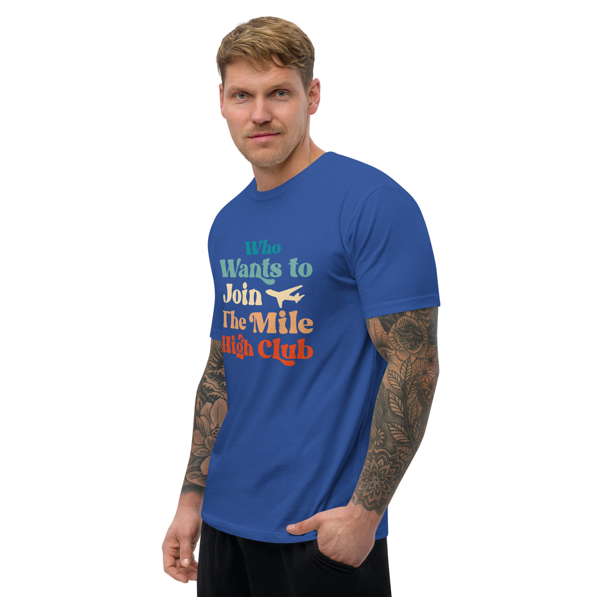 Who Wants to Join The Mile High Club? Short Sleeve T-shirt