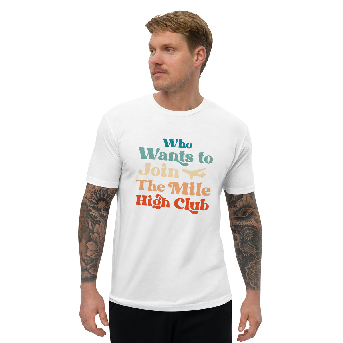 Who Wants to Join The Mile High Club? Short Sleeve T-shirt