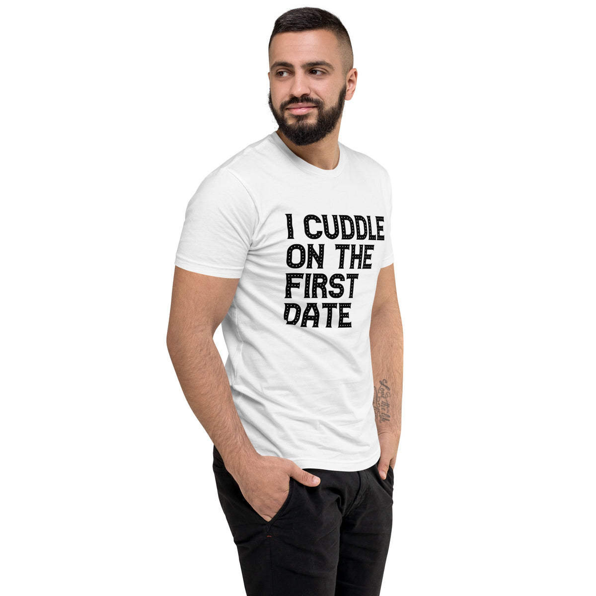 I Cuddle On The First Date Short Sleeve T-shirt