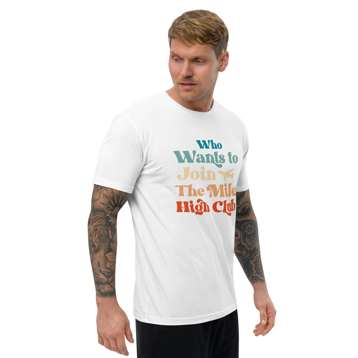 Who Wants to Join The Mile High Club? Short Sleeve T-shirt