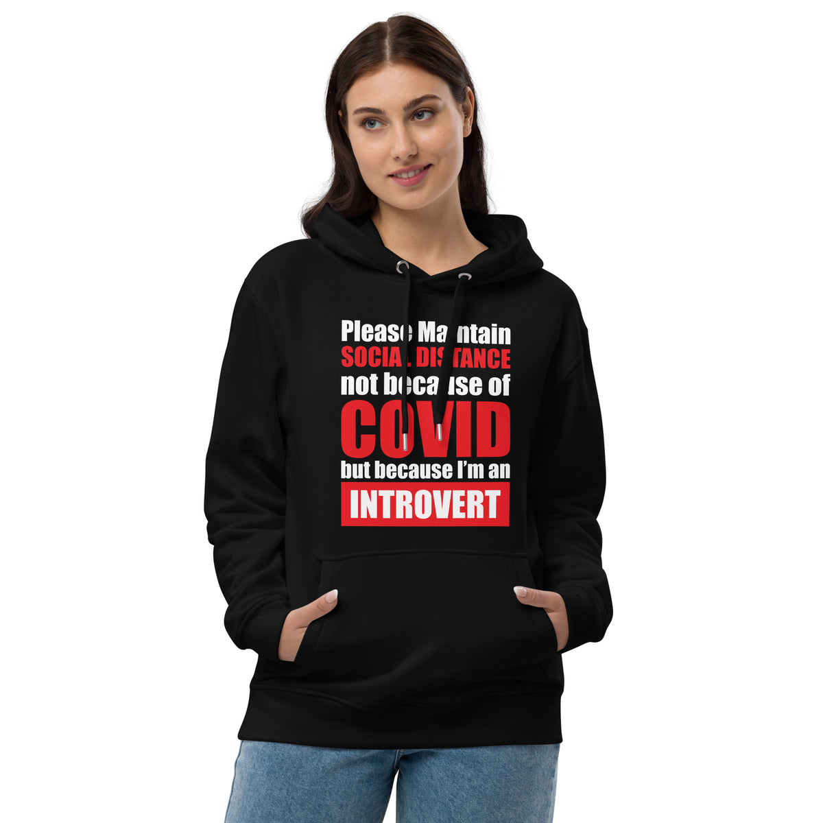 Introvert Premium eco hoodie