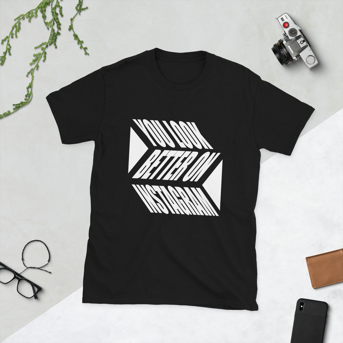 You Look Better on IG Soft Short-Sleeve Unisex T-Shirt