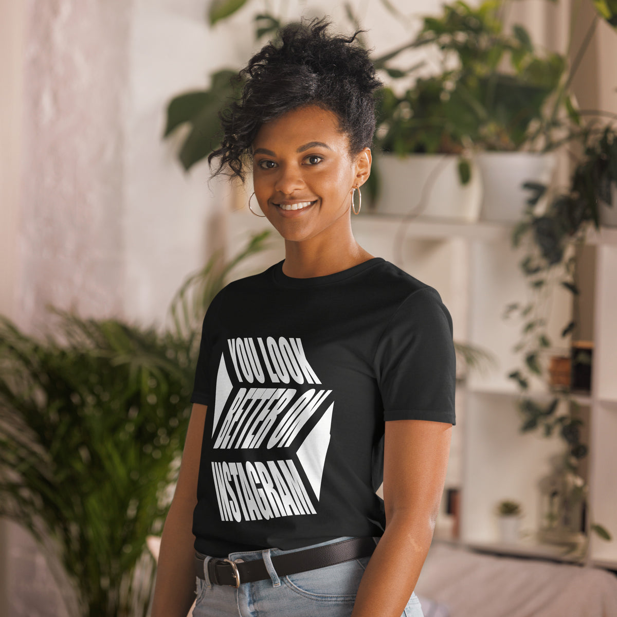 You Look Better on IG Soft Short-Sleeve Unisex T-Shirt
