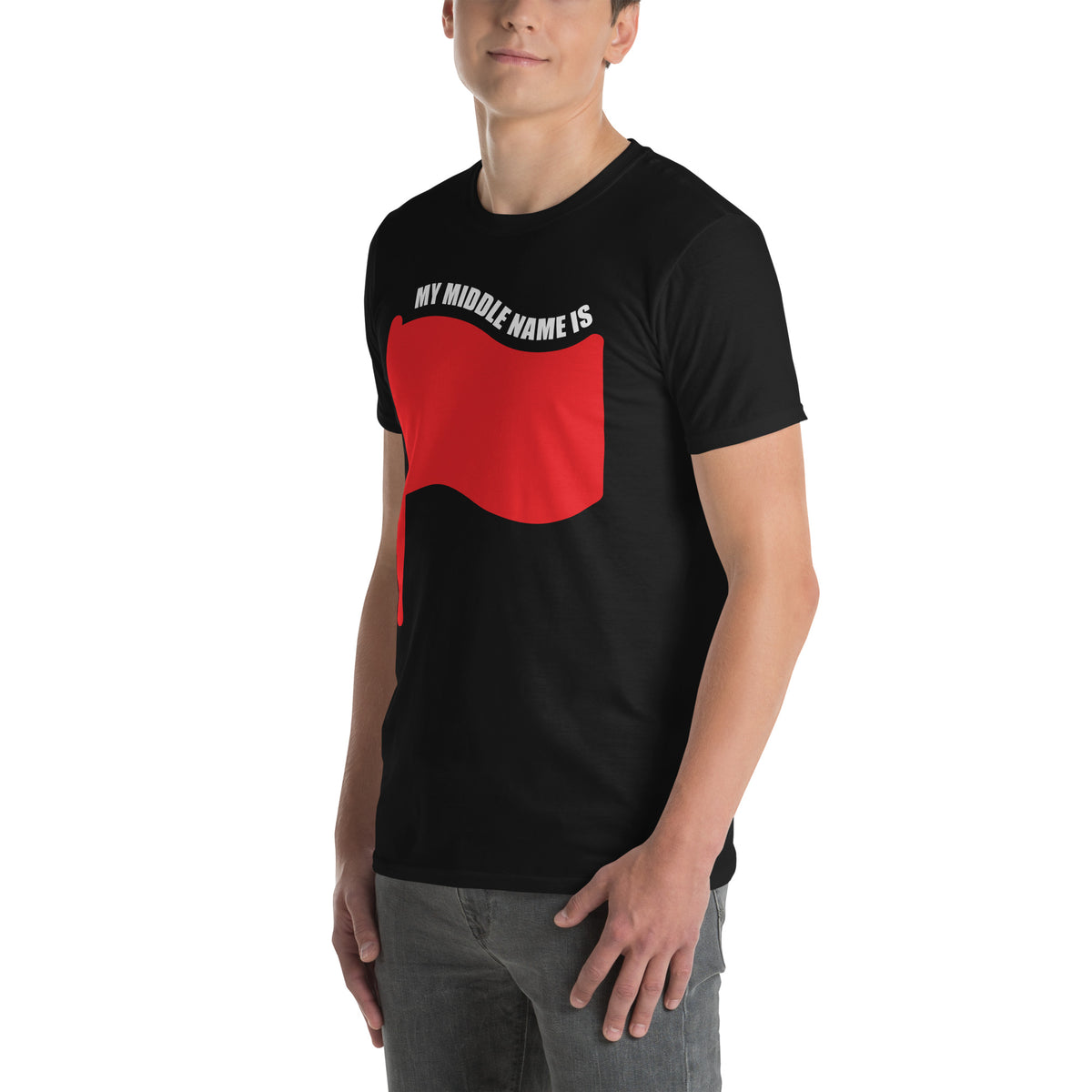 Red Flag Short-Sleeve Unisex T-Shirt