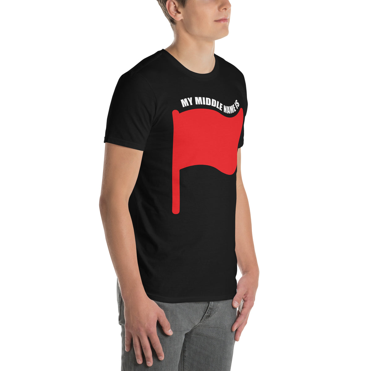 Red Flag Short-Sleeve Unisex T-Shirt