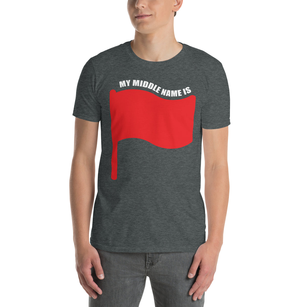 Red Flag Short-Sleeve Unisex T-Shirt
