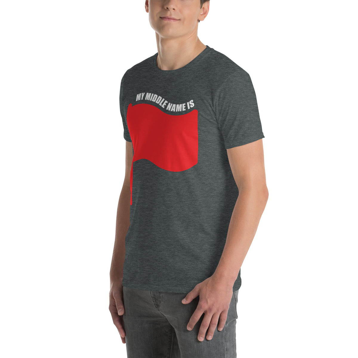 Red Flag Short-Sleeve Unisex T-Shirt