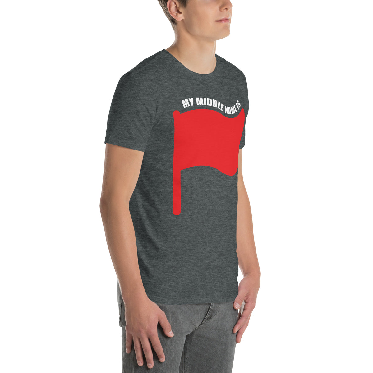 Red Flag Short-Sleeve Unisex T-Shirt
