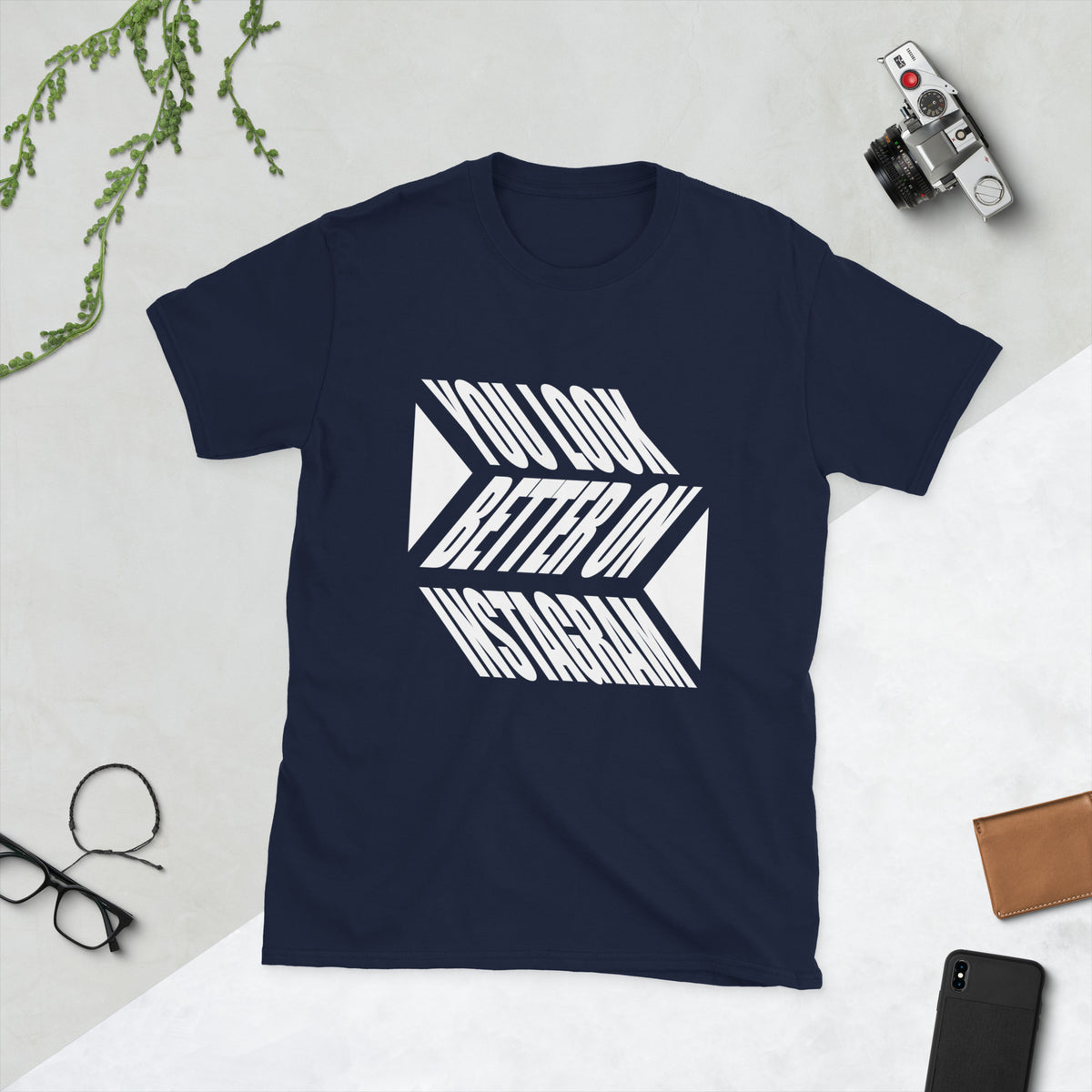 You Look Better on IG Soft Short-Sleeve Unisex T-Shirt