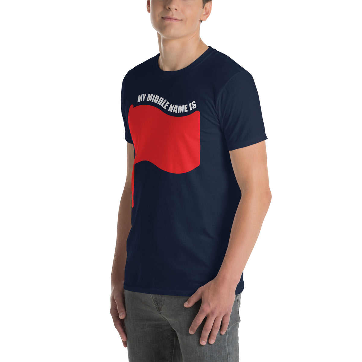 Red Flag Short-Sleeve Unisex T-Shirt