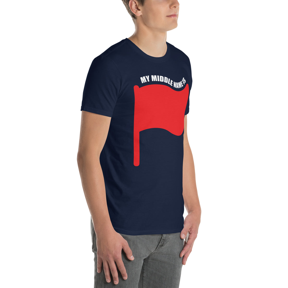 Red Flag Short-Sleeve Unisex T-Shirt
