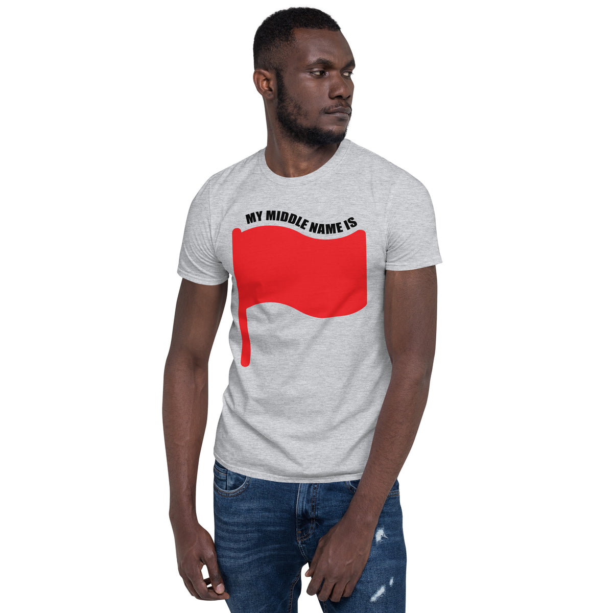 Red Flag Short-Sleeve Unisex T-Shirt