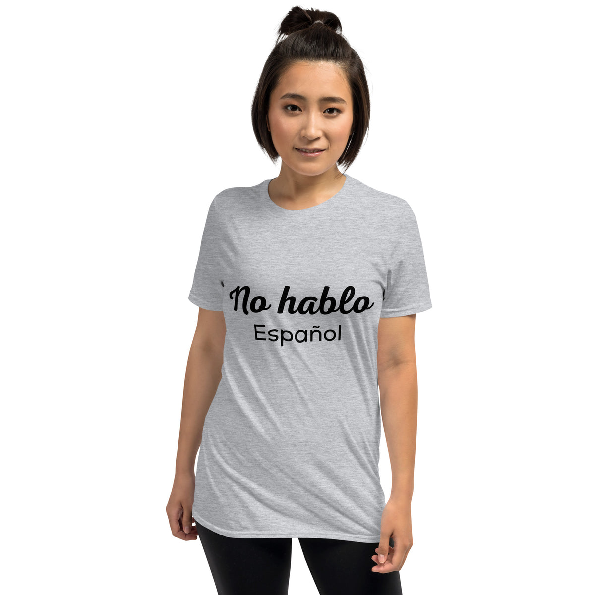 No Hablo Español Super Soft Short-Sleeve Unisex T-Shirt