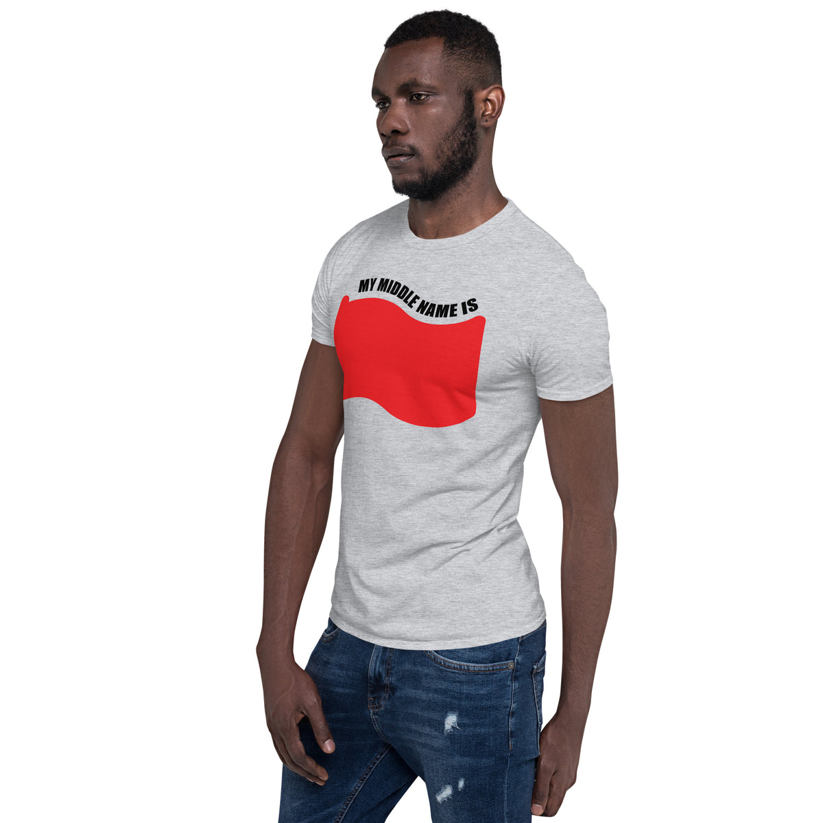 Red Flag Short-Sleeve Unisex T-Shirt