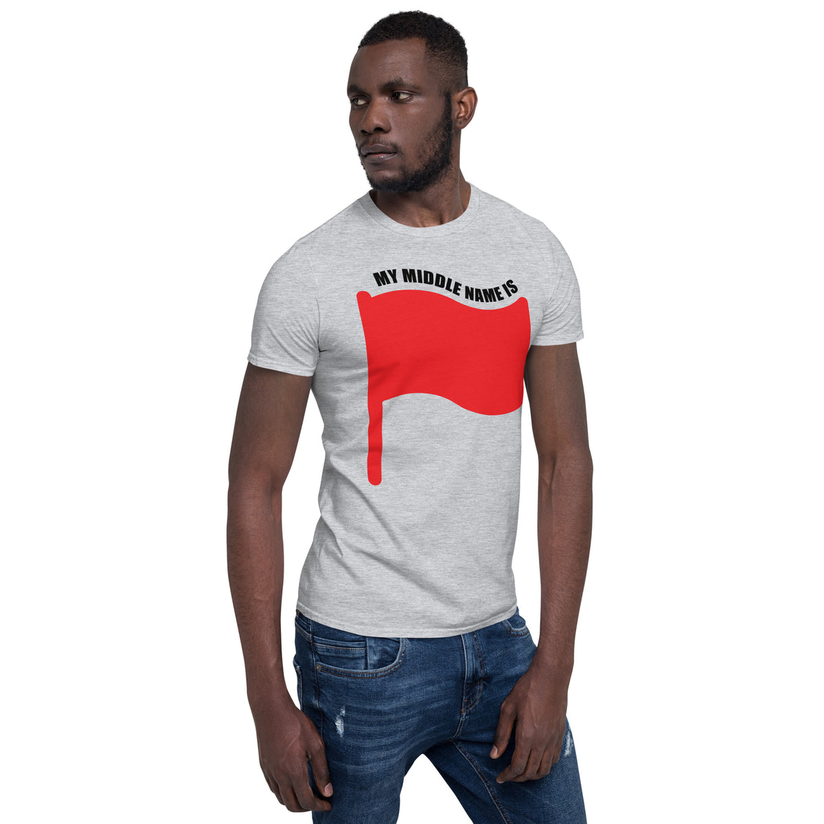 Red Flag Short-Sleeve Unisex T-Shirt