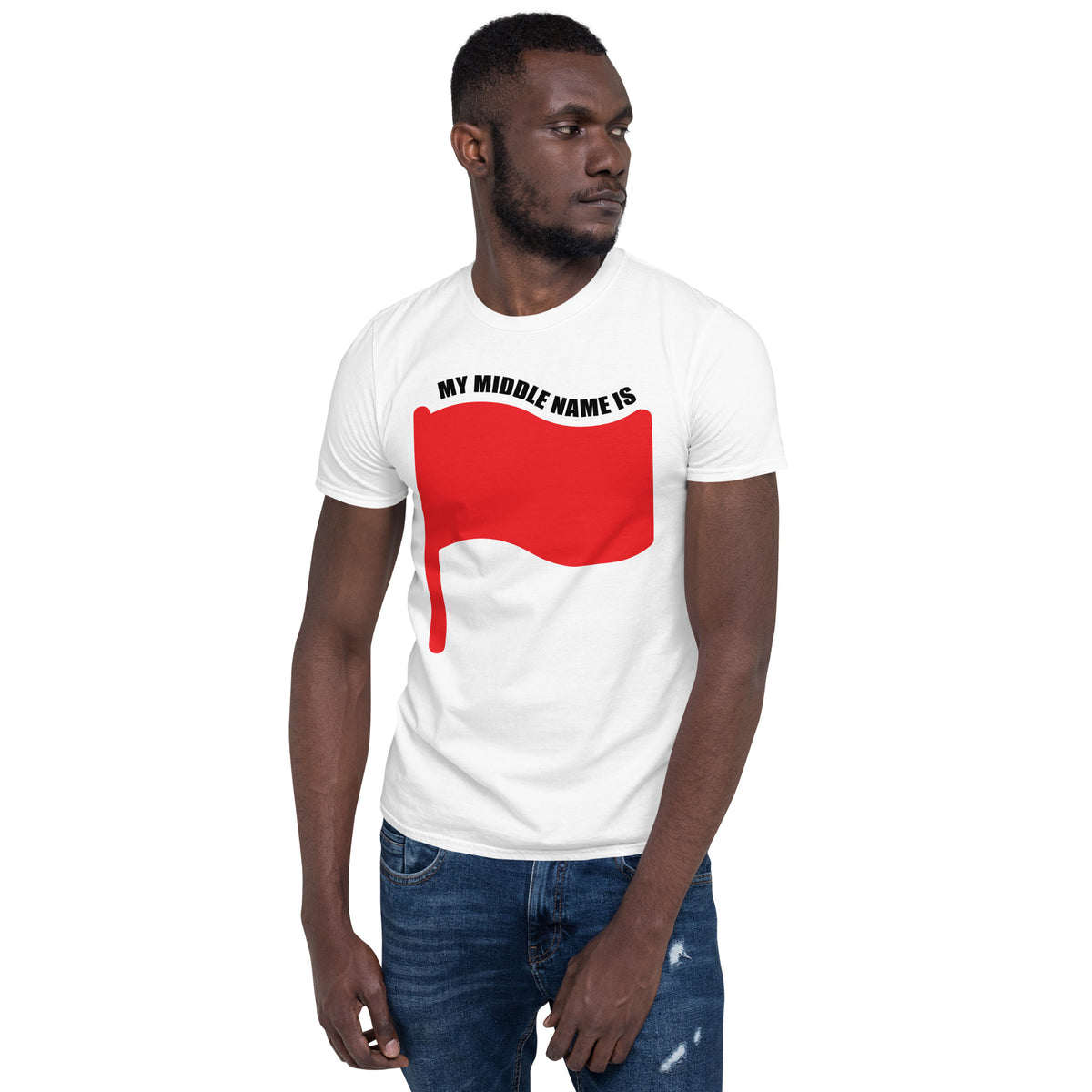 Red Flag Short-Sleeve Unisex T-Shirt