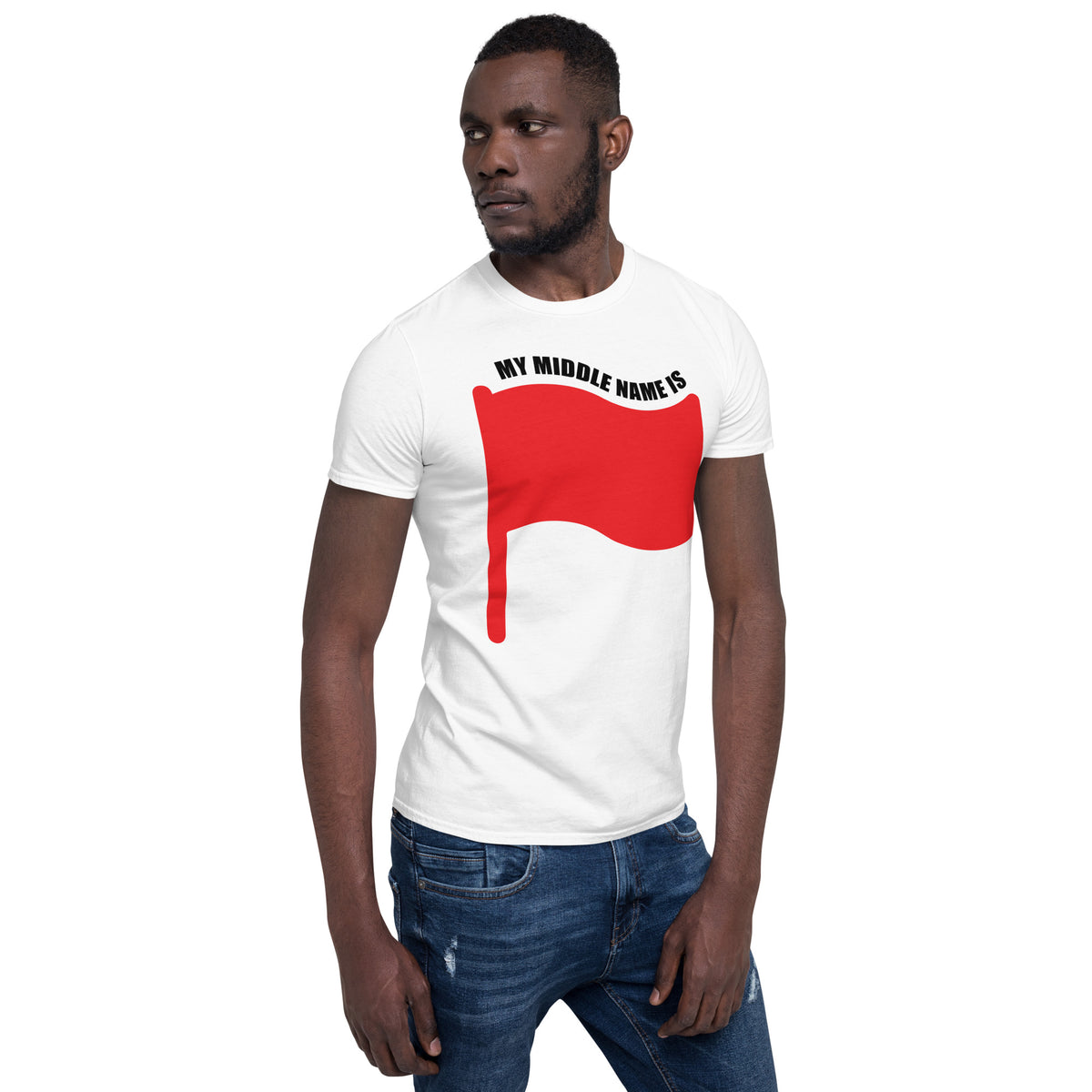 Red Flag Short-Sleeve Unisex T-Shirt