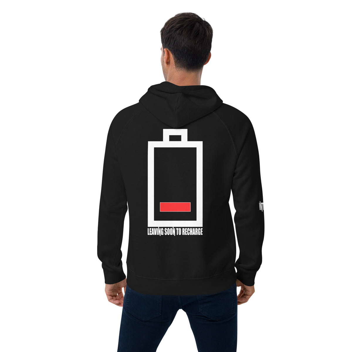 Introvert Unisex eco raglan hoodie