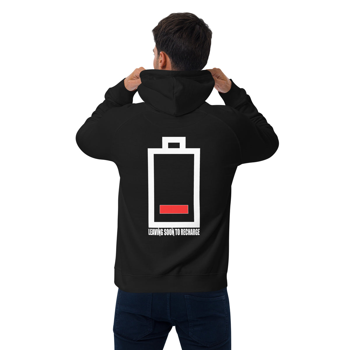 Introvert Unisex eco raglan hoodie