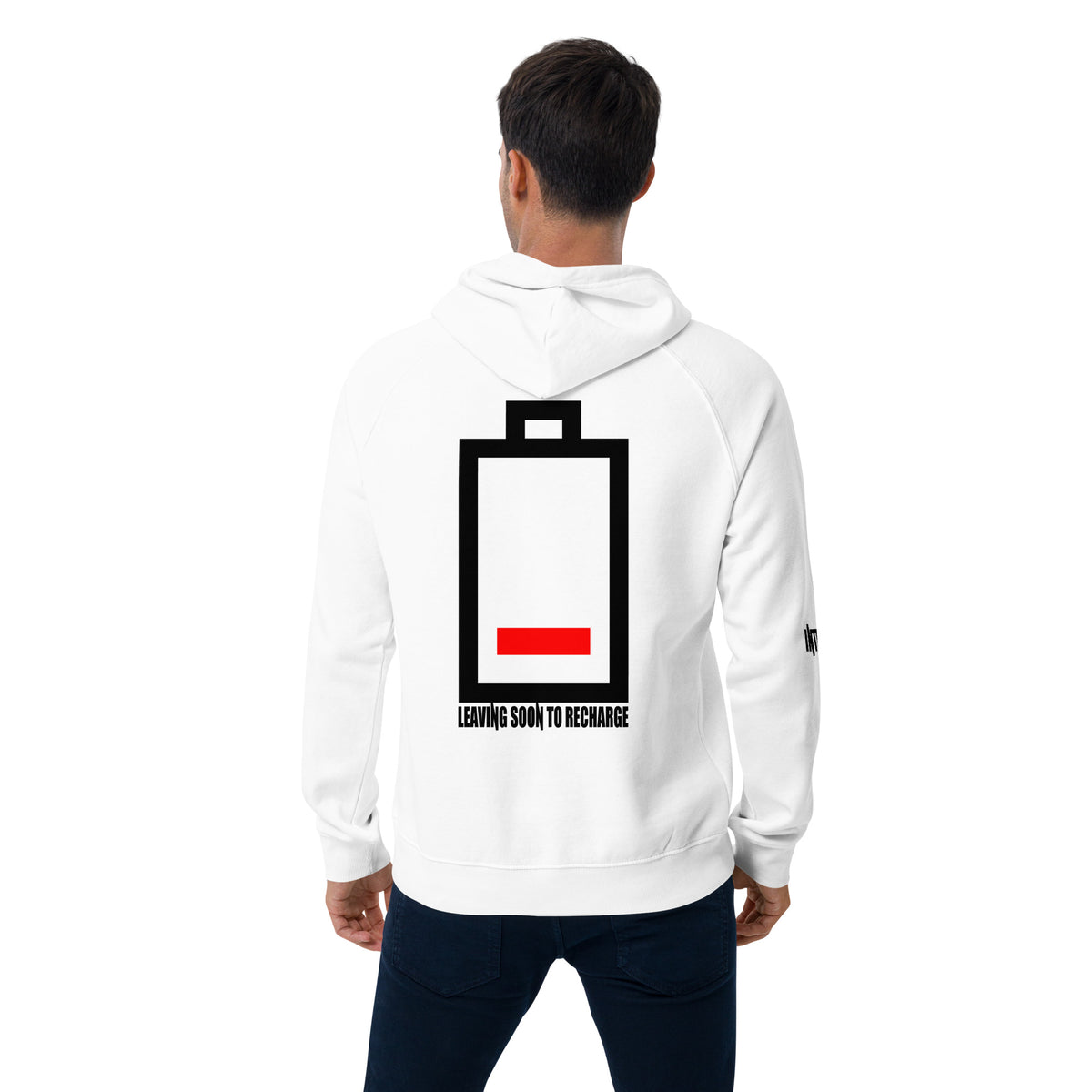 Introvert Unisex eco raglan hoodie