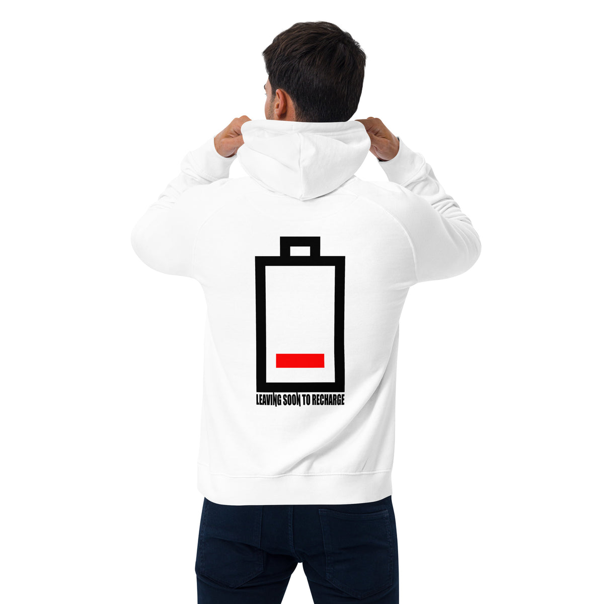 Introvert Unisex eco raglan hoodie