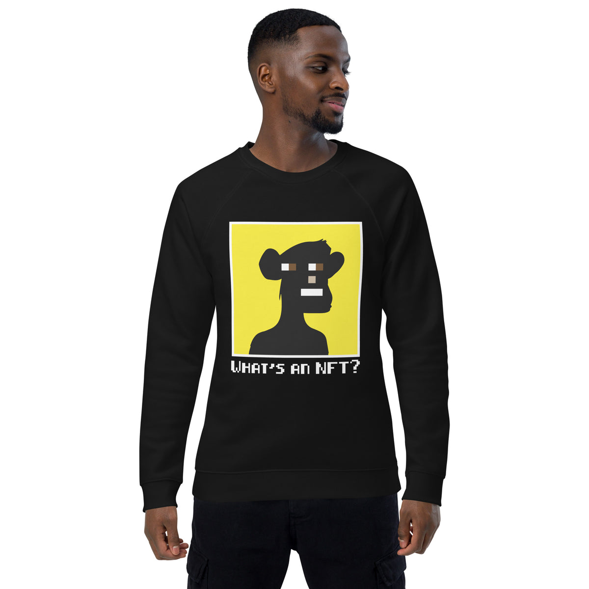 What's an NFT Unisex Organic Raglan Sweatshirt