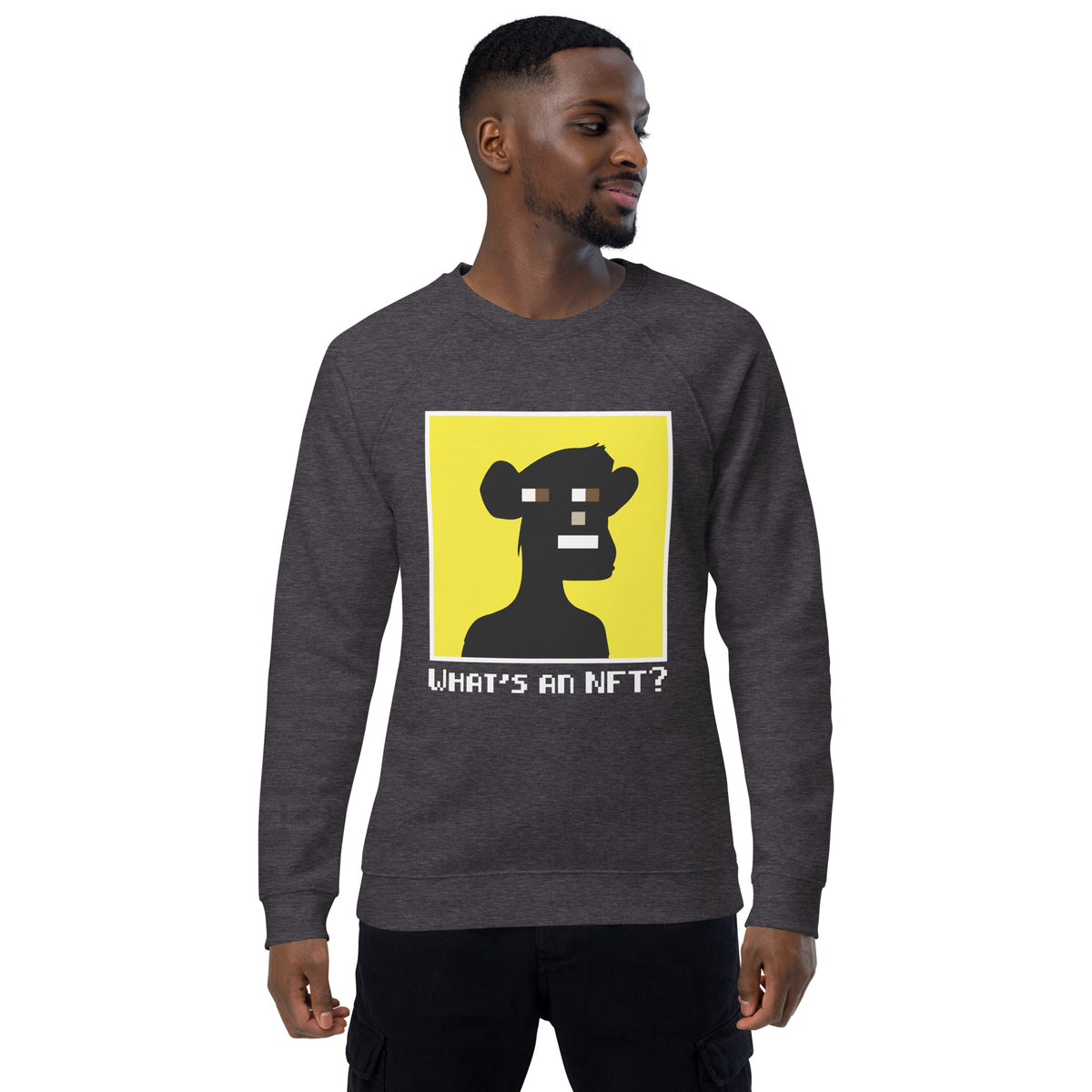 What's an NFT Unisex Organic Raglan Sweatshirt