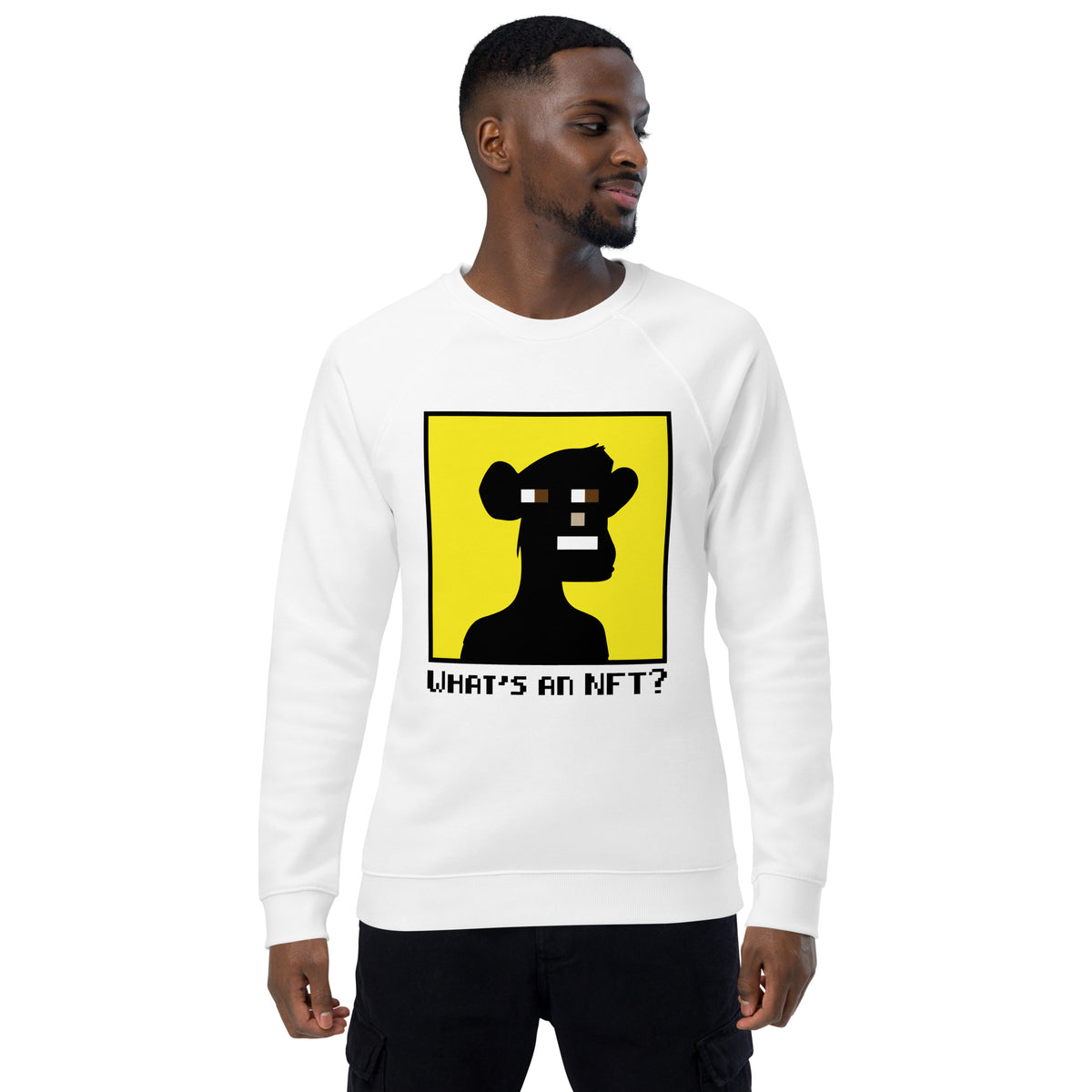 What's an NFT Unisex Organic Raglan Sweatshirt