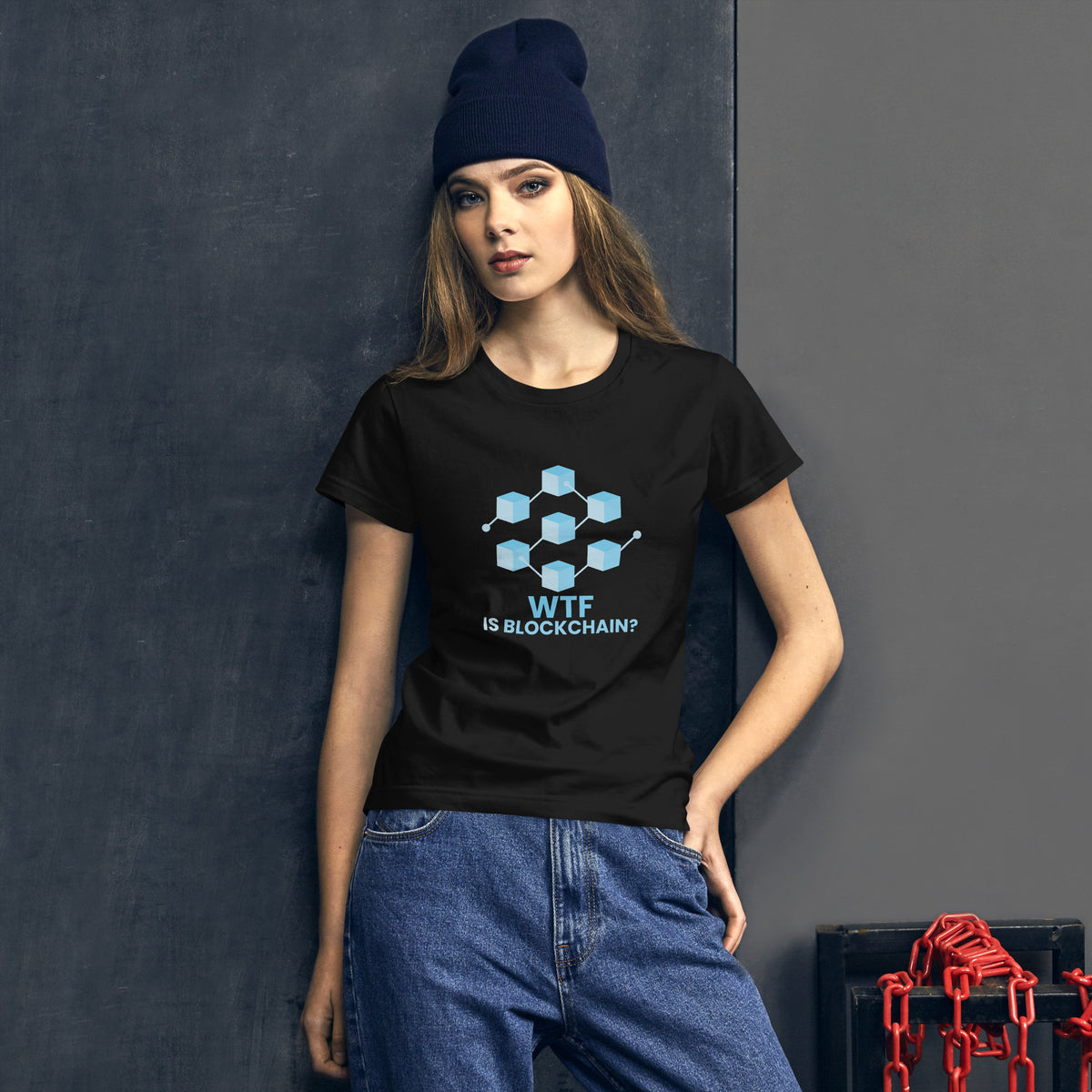 WTF is Blockchain? Women's short sleeve t-shirt