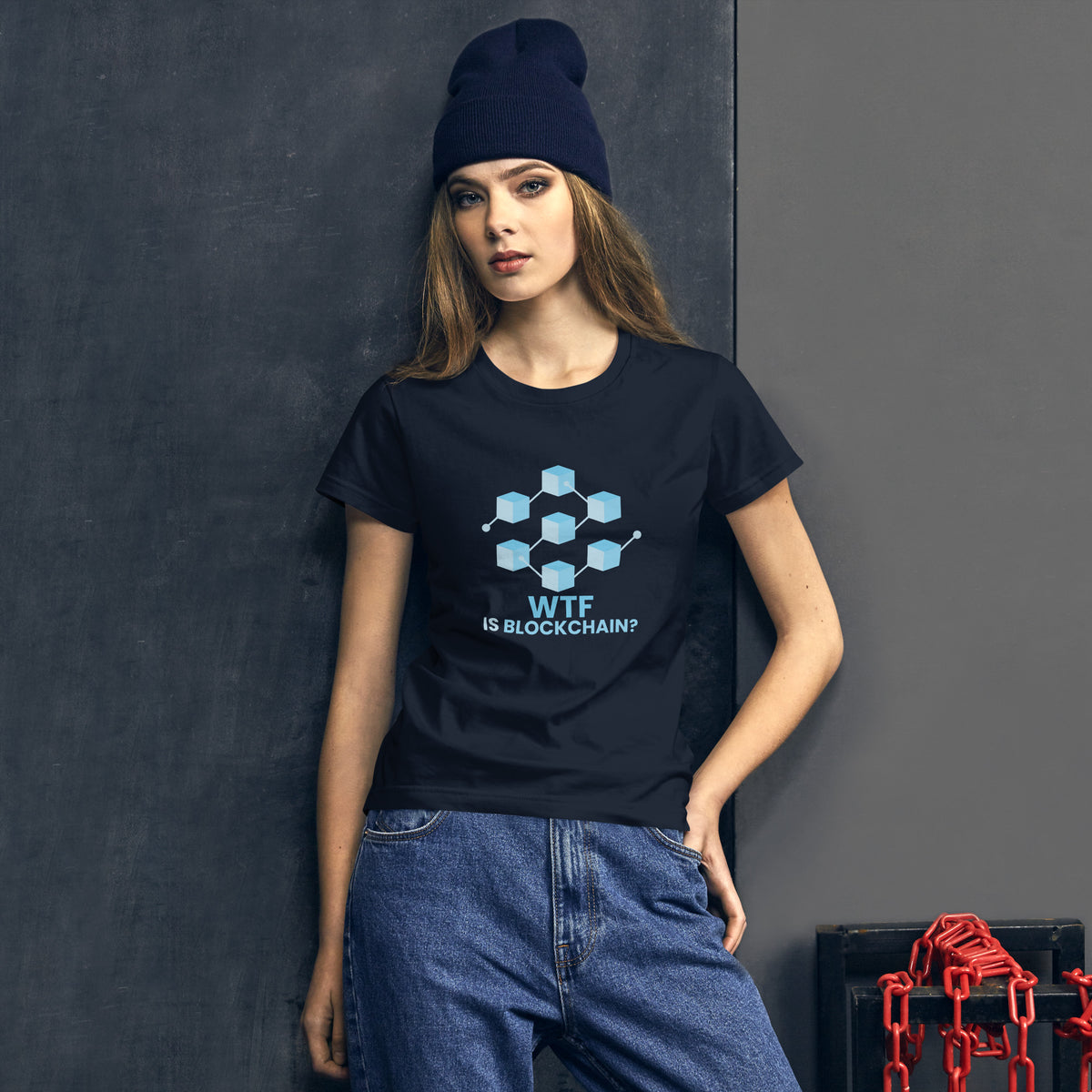 WTF is Blockchain? Women's short sleeve t-shirt