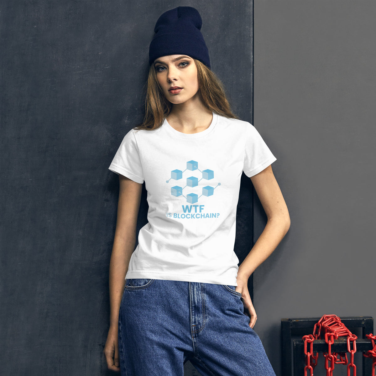 WTF is Blockchain? Women's short sleeve t-shirt